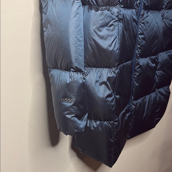 Blue Hooded Puffer Jacket - Picture 6 of 15